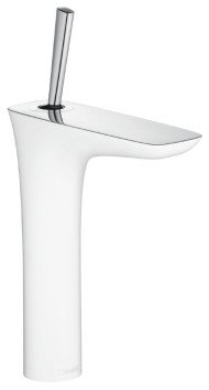 Змішувач для умивальника Hansgrohe PuraVida, джойстик, білий (15081400)