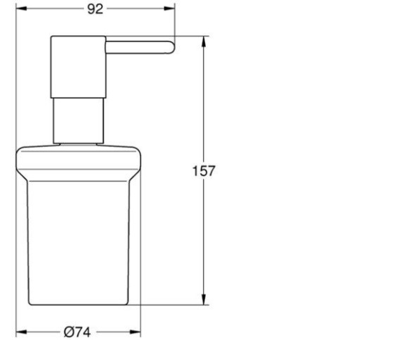 Дозатор для рідкого мила Grohe Essentials (40394001)
