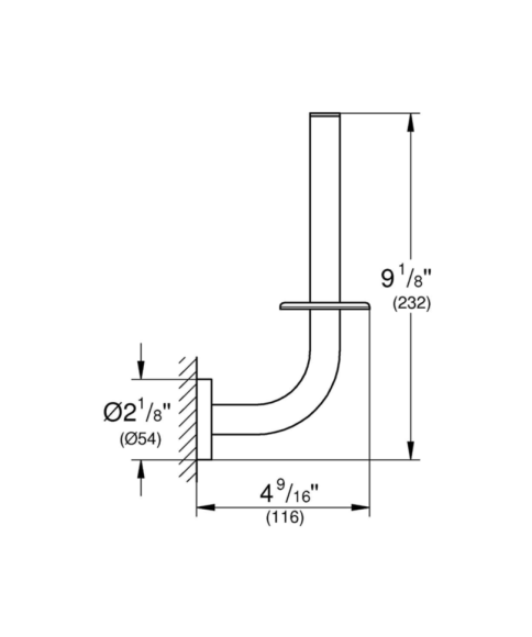 Тримач для запасного рулону Grohe Essentials (40385001)