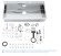 Кухонна мийка сталева Grohe K800, 102x56 (31586SD0)