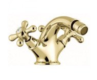 Змішувач для біде Emmevi Deco Classic, двовентильний, золото (OR12014)