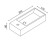 Умывальник подвесной Aet Aquafredda Rectangular, 35 (L319T0R1V3)