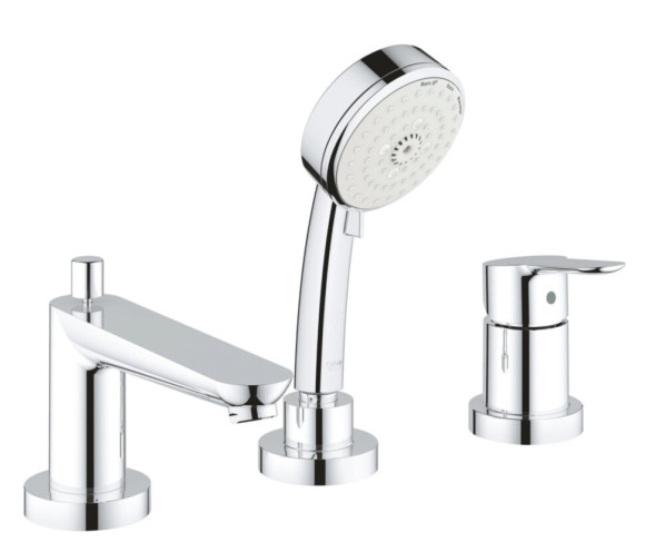 Смеситель для ванны Grohe BauEdge, однорычажный, хром (2511700A)