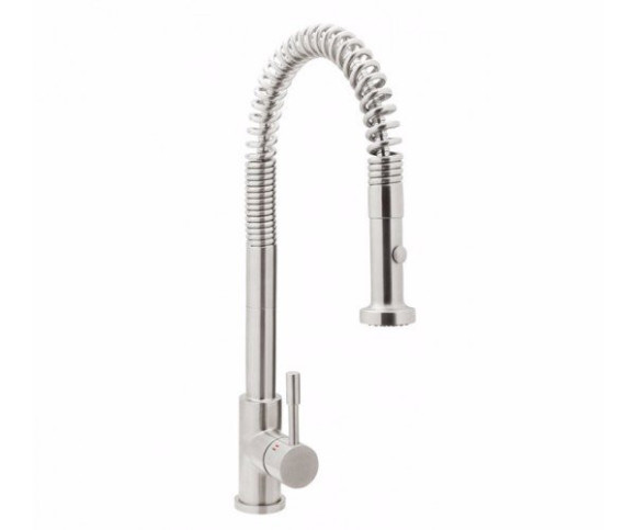 Змішувач для кухні Genebre Inox, одноважільний, нерж.сталь (65207 18 60 66)