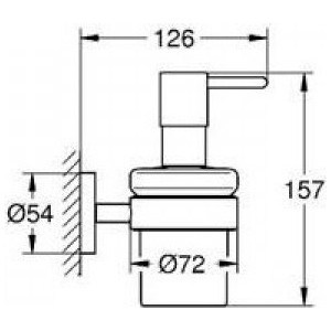 Дозатор для рідкого мила Grohe Essentials (40448001)