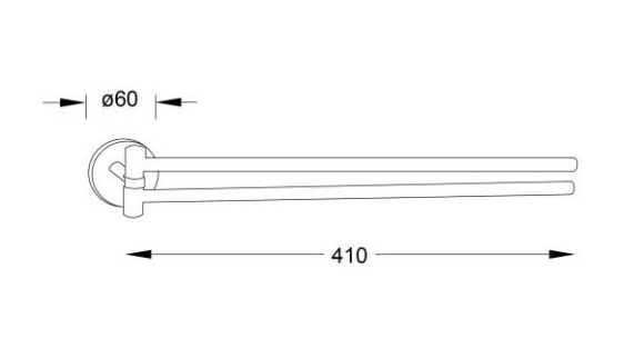 Тримач для рушників Steinberg Serie 650 (650 2550)