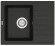 Кухонная мойка гранитная Vankor Lira, 55x45, черный (LIRA LMP 02.55 BLACK)