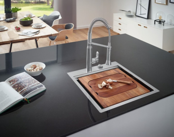 Кухонна мийка сталева Grohe K800, 56x52 (31583SD0)