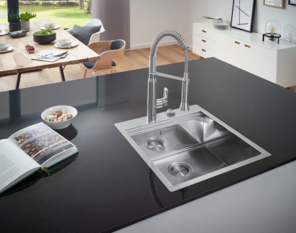 Кухонна мийка сталева Grohe K800, 56x52 (31583SD0)