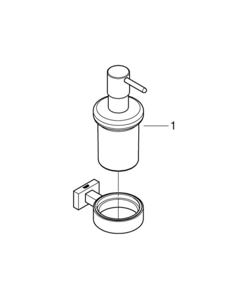 Дозатор для рідкого мила Grohe Essentials Cube (40756001)