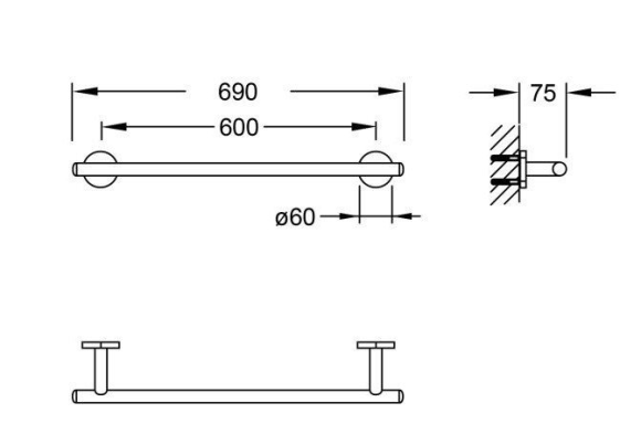 Держатель для полотенец Steinberg Serie 650 (650 2600)