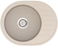 Кухонна мийка гранітна Vankor Lira, 57x45, бежевий (LIRA LMO 02.57 BEIGE)