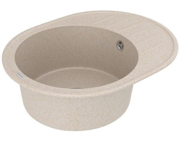 Кухонная мойка гранитная Vankor Lira, 57x45, бежевый (LIRA LMO 02.57 BEIGE)