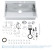 Кухонна мийка сталева Grohe K800, 85x56 (31584SD0)