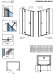 Душевая кабина Radaway Essenza New Black DWJ+S, правая, 140х140 (385033-54-01R)