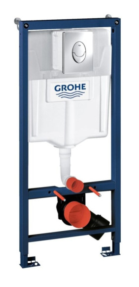 Комплект: Унітаз Grohe Bau Rimless + Інсталяція Grohe Rapid SL (39427CB0)