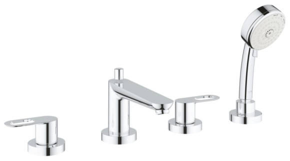 Змішувач для ванни Grohe BauLoop, двовентильний, хром (2511900A)