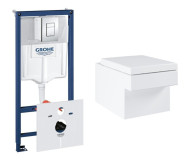 Комплект: Унітаз Grohe Cube + Інсталяція Grohe Rapid SL (39244CB0)