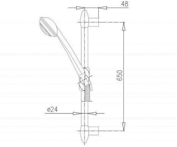 Душевой гарнитур KFA Armatura Mars (841-325-00)