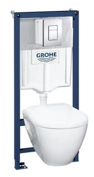 Комплект: Унітаз із системою інсталяції Grohe Solido Perfect (39186000)