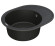 Кухонная мойка гранитная Vankor Lira, 57x45, черный (LIRA LMO 02.57 BLACK)