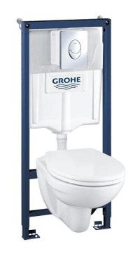 Комплект: Унітаз із системою інсталяції Grohe Solido Perfect (39192000)