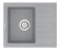 Кухонная мойка гранитная Vankor Lira, 55x45, серый (LIRA LMP 02.55 GRAY)