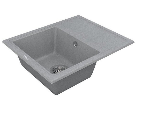 Кухонная мойка гранитная Vankor Lira, 55x45, серый (LIRA LMP 02.55 GRAY)