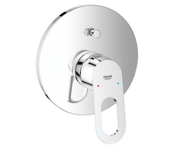 Змішувач для ванни Grohe BauLoop, одноважільний, хром (29081000)