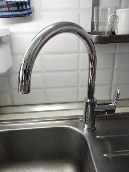 Смеситель для кухни Grohe BauEdge, однорычажный, хром (31367000) Смеситель для кухни Grohe BauEdge, однорычажный, хром (31367000)