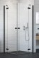 Душова кабіна Radaway Essenza New Black KDD, права, 80x80 (385061-54-01R)