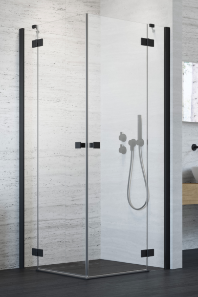 Душевая кабина Radaway Essenza New Black KDD, правая, 80x80 (385061-54-01R)