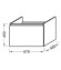 Тумба під умивальник Jacob Delafon Odeon Up, 67 (EB860-N18)