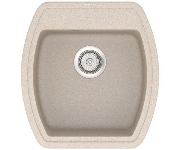 Кухонна мийка гранітна Vankor Norton, 51x48, бежевий (NORTON NMP 01.48 BEIGE)