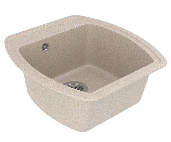 Кухонна мийка гранітна Vankor Norton, 51x48, бежевий (NORTON NMP 01.48 BEIGE)