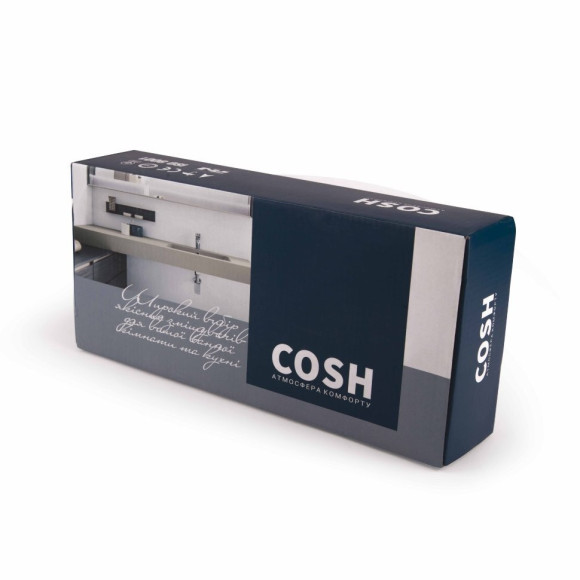 Змішувач для кухні Cosh (CRM) S-04-008F, одноважільний, хром (COSHCRMS04008F)