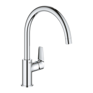 Змішувач для кухні Grohe BauEdge, одноважільний, хром (31367001) Змішувач для кухні Grohe BauEdge, одноважільний, хром (31367001)