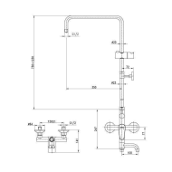 Душова система Aqua Rodos Optima 4357 (АР000040490)