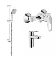 Комплект змішувачів 3 в 1 Grohe Bau Loop, хром (UA123220S0)