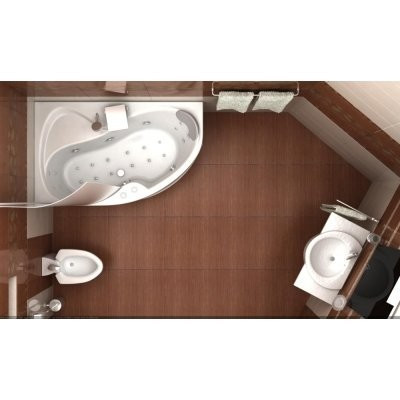 Ванна акрилова Koller Pool Montana, ліва, 150x105 (MONTANA150X105L)