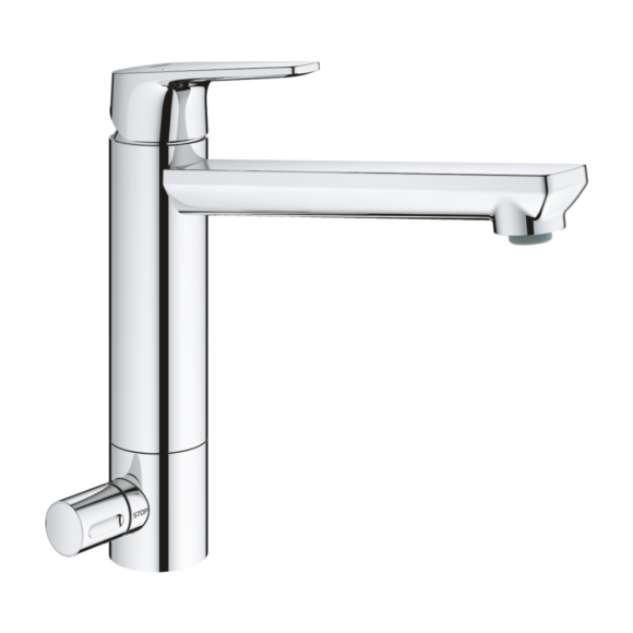 Змішувач для кухні Grohe BauEdge, одноважільний, хром (31696000)