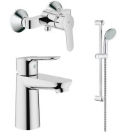 Комплект змішувачів 3 в 1 Grohe BauEdge, хром (123208S)