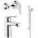Комплект змішувачів 3 в 1 Grohe BauEdge, хром (123208S)