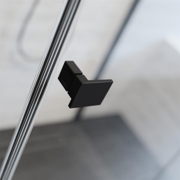 Душевая кабина Radaway Essenza New Black KDJ+S, левая, 110x110 (385023-54-01L)