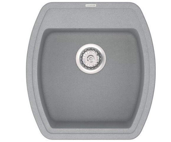 Кухонна мийка гранітна Vankor Norton, 51x48, сірий (NORTON NMP 01.48 GRAY)