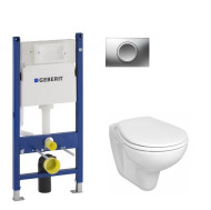 Комплект: Унітаз Kolo Idol + Інсталяція Geberit Duofix + Клавіша Delta 11 (M1310002U+458.126.00.1+115.120.46.1)