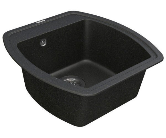 Кухонная мойка гранитная Vankor Norton, 51x48, черный (NORTON NMP 01.48 BLACK)