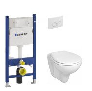 Комплект: Унитаз Kolo Idol + Инсталляция Geberit Duofix + Клавиша Delta 21 (M1310002U+458.126.00.1+115.125.11.1)