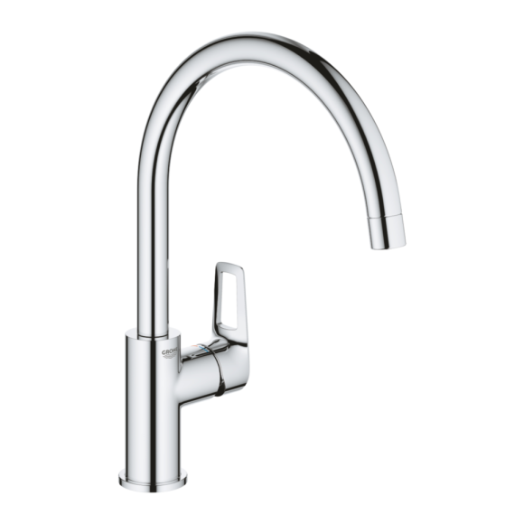 Смеситель для кухни Grohe BauLoop, однорычажный, хром (31232001)