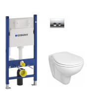 Комплект: Унітаз Kolo Idol + Інсталяція Geberit Duofix + Клавіша Delta 21 (M1310002U+458.126.00.1+115.125.21.1)